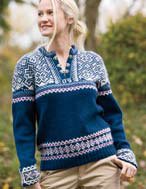 Norwegian Lusekofte Kit - Blue