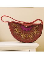 East Meets West Satchel  -  Red