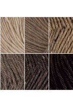 Worsted Weight Wool Sampler, Neutral