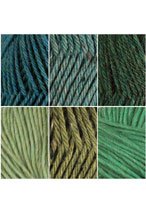 Worsted Weight Wool Sampler, Fresh