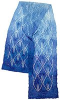 Candle Flame Scarf Pattern