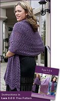 Lace 1, 2, 3: Andean Treasure Shawl Pattern