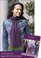 Lace 1, 2, 3: Shadow Scarf Pattern
