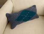 Argyle Felted Pillow Pattern