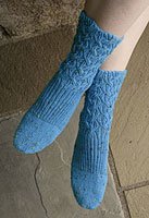 Aran Braided Socks Pattern