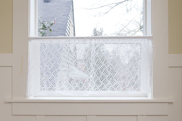 Dappled Lace Café Curtain Pattern