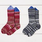 Two at Once, Toe Up, Magic Loop Socks Pattern