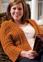 Roll Edge Cardigan Pattern
