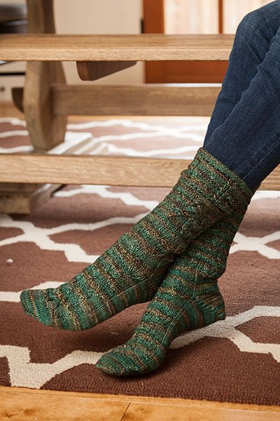 Falling Leaves Sock Pattern