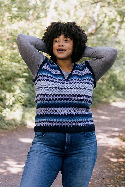 Corrie Fair Isle Vest Pattern