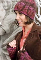 Architecture Hat & Mitts-Columns Pattern