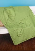 Swirling Leaves Baby Blanket