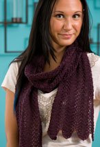 Lace 1 2 3  Throw & Scarf  Pattern