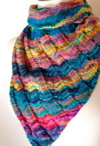 Asymmetrical Triangle Shawl Pattern