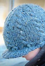 Cabled Tweedy Topper Pattern