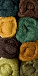  Woodsy Wool Roving Pack