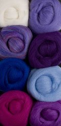 Wildflowers Wool Roving Pack
