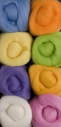 Cotton Candy Wool Roving Pack