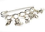 I Love Cats Shawl Pin