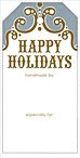 Happy Holidays Gift Tag