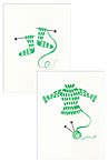 Knitted Sock & Sweater Note Cards