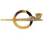 Lantern Moon Light Cat Shawl Pin 