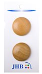 Marley Button - Natural Wood