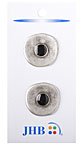 New Age Button - Pewter/Black