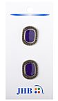 Rimmer Button - Purple/Silver