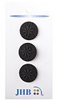 Twisted Threads Button - Black