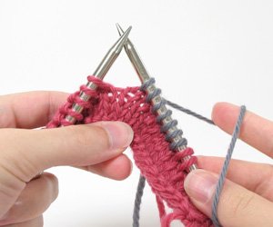 Intarsia Knitting Step 1